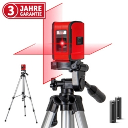 Walter Kreuzlinienlaser mit Stativ, integrierte Wasserwaage, Höhenverstellbar für 39,90€ (Vergleich: 49,90€) + zusätzlichen Mengenrabatt