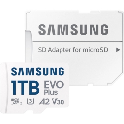 1TB SAMSUNG EVO Plus SDHC inkl. SD-Adapter, Micro-SD Speicherkarte, 160 MB/s für 67,22€ (Vergleich: 79,99€)