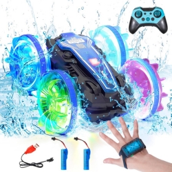 Hofeny ferngesteuertes RC Amphibienfahrzeug mit LED Licht für 18,19€