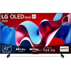 [neuer Bestpreis] 42″ LG OLED42C47LA Evo OLED TV – a9 Gen7 4K AI-Prozessor, webOS 24, Dolby Vision, bis zu 144Hz für 799€ (Vergleich: 978€)