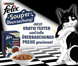 Felix Soup Produkte Danke Erstattung kostenlos testen
