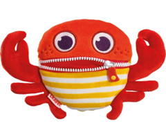 Schmidt-Spiele Sorgenfresser – Crabbi, klein, 23,5 cm, Edition Ahoi (42639) für 11,99€ (VG: 15,49€)
