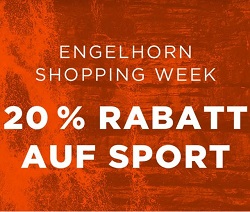 Engelhorn: 20% Rabatt auf viele ausgewählte Sportartikel