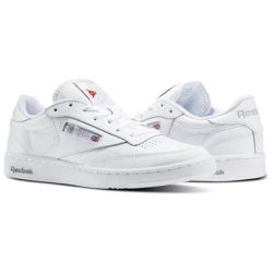 Reebok Herren Club C 85 Sneaker, in White Sheer Grey, Gr.34 – 47 für 49,99€ (Vergleich: 66,48€)