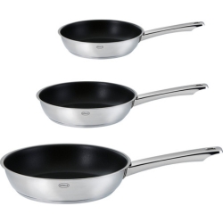 3-teiliges Pfannen-Set MOMENTS Edelstahl 18/10 (Set, 3-tlg., 1x Ø 20 cm, 1x Ø 24 cm, 1x Ø 28 cm) für 89,99€ (Vergleich: 119€)