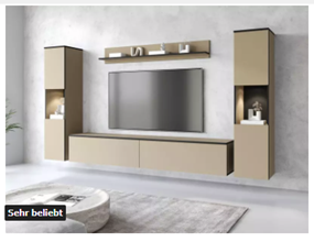 Otto: 20% Rabatt auf ausgewählte Wohnzimmermöbel, so z.B. Wohnwand Paris für 263,99€