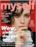 Jahresabo (12 Ausgaben) der Zeitschrift “Myself” für 57€ + 55€ Amazon.de Gutschein als Prämie