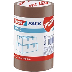 3 Rollen Tesa Pack Basic Verpackungsklebeband für 4,44€ (Vergleich: 8,49€)