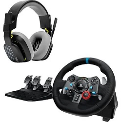 Logitech G29 Driving Force Rennlenkrad und Astro A10 Gen 1 Gaming-Headset für 229€ (Vergleich: 269€)