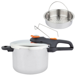 Tefal Secure Click Schnellkochtopf 6l mit Korb für 45,94€ (Vergleich: 65€)