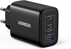 UGREEN USB C Ladegerät 65W 3-Port USB-C Netzteil für 21,99€