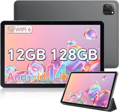 OSCAL Tablet Pad 70 Android 14, 10 Zoll Android Tablet mit WiFi 6, 12GB RAM+ 128GB ROM/2TB TF usw. für 86,50€