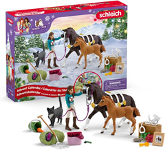 schleich 99092 Adventskalender Horse Club 2024, ab 5 Jahren, HORSE CLUB – Spielset, 36 Teile für 15€ (VG: 29,15€)