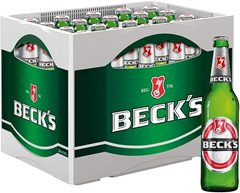 Beck’s Pils Flaschenbier MEHRWEG (20 x 0,5 l) für 13,29€