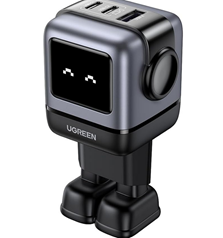 UGREEN UNO USB C Ladegerät, 65W USB C Netzteil 3-Port GaN Schnellladegerät mit LE Display für 31,99€