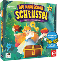 Kinderspiel des Jahres 2024: Game Factory 646323 Die Magischen Schlüssel, Zauberhaftes Würfelspiel für Kinder ab 6 für 16,99€