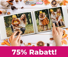 Lieblingsfoto.de: 75% Rabatt auf Fotobücher mit eigenem Design