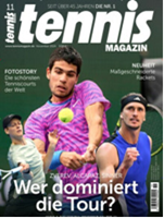 Jahresabo (10 Ausgaben) TENNISMAGAZIN für 102€ + 100€ Amazon.de Gutschein als Prämie