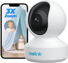 Reolink E1 5MP PTZ WLAN Überwachungskamera Innen mit 3fach Zoom, 2 Wege-Wege Audio für 59,99€