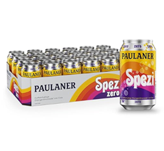 [Pfandfehler] Paulaner Spezi Zero • Erfrischungsgetränk mit Cola & Orange ohne Zucker•EINWEG (24×0,33l) für 12,36€