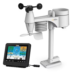7-in-1 National Geographic WLAN-Farbwetterstation für 106,94€ (Vergleich: 129,49€)