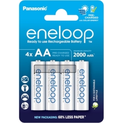 4er Pack Panasonic eneloop AA Akkus mit 2.000 mAh für 11,39€ (Vergleich: 15,94€)