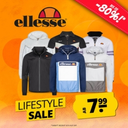 SportSpar: Ellesse Lifestyle Sale mit bis zu 80% Rabatt auf die UVP