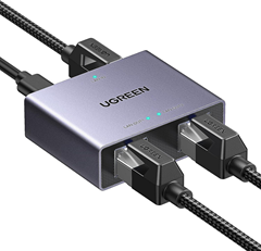 UGREEN LAN Splitter 1 auf 2 1000Mbps Ethernet für 10,99€