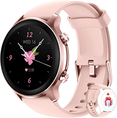 Loddery Smartwatch, Fitnessuhr mit 1,3″ HD-Farbbildschirm für 25,99€