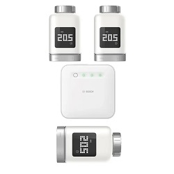 Bosch Smart Home Starter Set Heizung II mit drei Thermostaten und Bridge für 199,95€ (Vergleich: 279,87€)