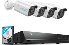 Reolink 4K Überwachungskamera Set mit NVR (2TB) und 4 POE Kameras für 443,99€