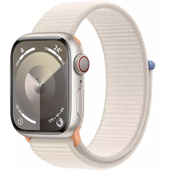 41mm Smartwatch Apple Watch Series 9 (GPS) Polarstern für 311,60€ (Vergleich: 351,90€)