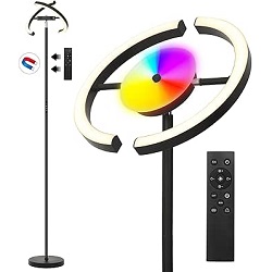 182cm OTREN LED-Stehlampe mit Fernbedienung und Touch-Steuerung für 35,51€