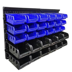 Estexo Wandregal 32-teilige Stapelboxen Set für 14,99€ (Vergleich: 19,99€)