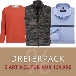 Hemden.de: 3 Artikel für zusammen nur 129,95€