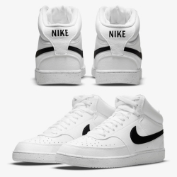 Nike Court Vision Mid Next Nature Sneaker, Weiß Gr.: 39 – 48,5 für 44,99€ (Vergleich: 62,90€)