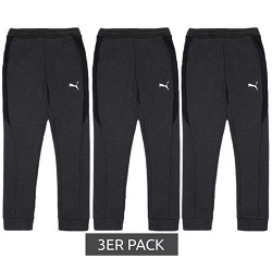3er Pack Puma Jungen und Mädchen Baumwoll-Jogginghosen für 29,97€ (Vergleich: 74,40€)