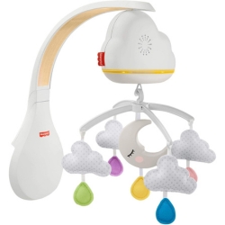 Fisher-Price GRP99 Traumhaftes Wolken Mobile und Spieluhr mit Geräuschsensor für 16,83€ (Vergleich: 32,98€)