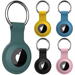 5er Pack Apple AirTag Anhänger mit Key Ring für 3,99€