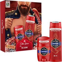 Old Spice Dark Captain Geschenkset für Männer mit Captain Deo Stick 50ml und Duschgel 250ml für 4,03€ (Vergleich: 4,99€)