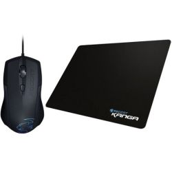Roccat Lua Tri-Button Mouse + Kanga Gamer Mouse-Pad Set für 11,99€ (Vergleich: