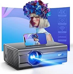 Beamer iSinbox GC357 mit WiFi 6, Bluetooth und 25.000:1 Kontrastverhältnis für 99,99€