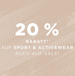 Engelhorn: 20% Rabatt auf Sport und Activewear, auch auf bereits reduzierte Artikel im Sale