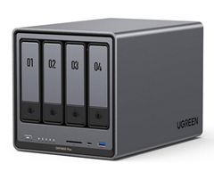 UGREEN NASync DXP4800 Plus 4-Bay Desktop NAS, Intel Pentium Gold 8505 5-Core CPU, 8GB DDR5 RAM, 128G SSD für 594,99€