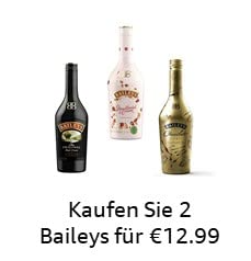 Amazon: 2 x Baileys (500ml–700ml) für zusammen 12,99€