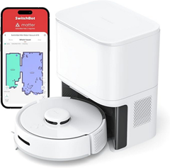 SwitchBot K10+ Staubsauger Roboter – Saugroboter mit Absaugstation für 70 Tage Reinigung, LiDAR-Navigation für 299,99€