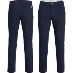 JACK & JONES Slim Fit Chino Hose, Navy , Gr.: W27 – W36 für 15,99€ (Vergleich: 23,94€)