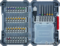 Bosch Professional 40-tlgs. Bohrer Bit Set (Pick and Click, extra harte Schrauber Bits, mit Universalhalter) für 14,99€