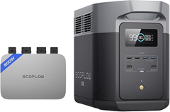 EcoFlow DELTA 2 Max tragbare Powerstation 2048Wh, erweiterbar 2-6 kWh inkl. 800W Wechselrichter für 1.259€