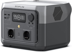 ECOFLOW Tragbare Powerstation RIVER 2 MAX, 512 Wh Solargenerator mit LiFeP04, Schnellladung in 1 Stunde, bis zu 1000 W Leistung für 299€